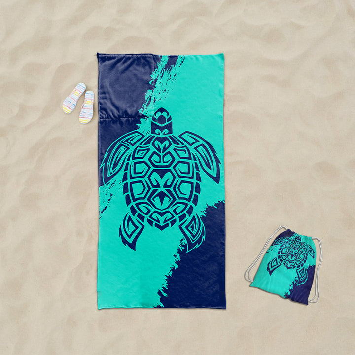 Beach towel with exclusive sea turtle motif Stornfield