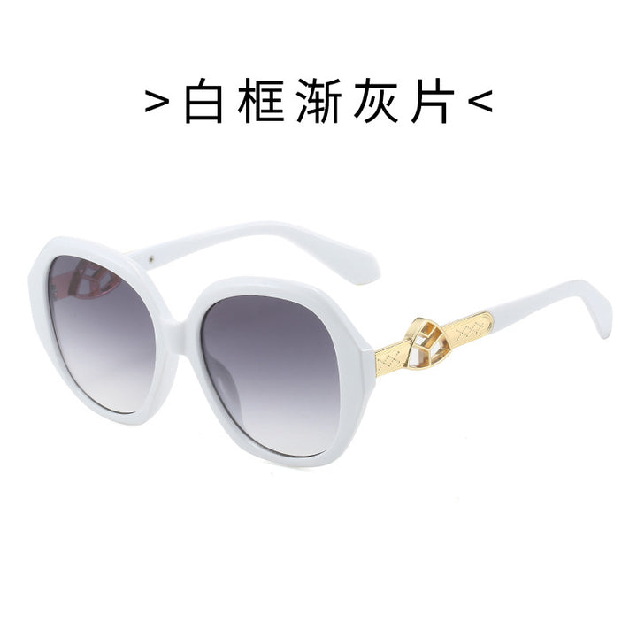 Women's Oversized Sunglasses with Golden Accents Stornfield