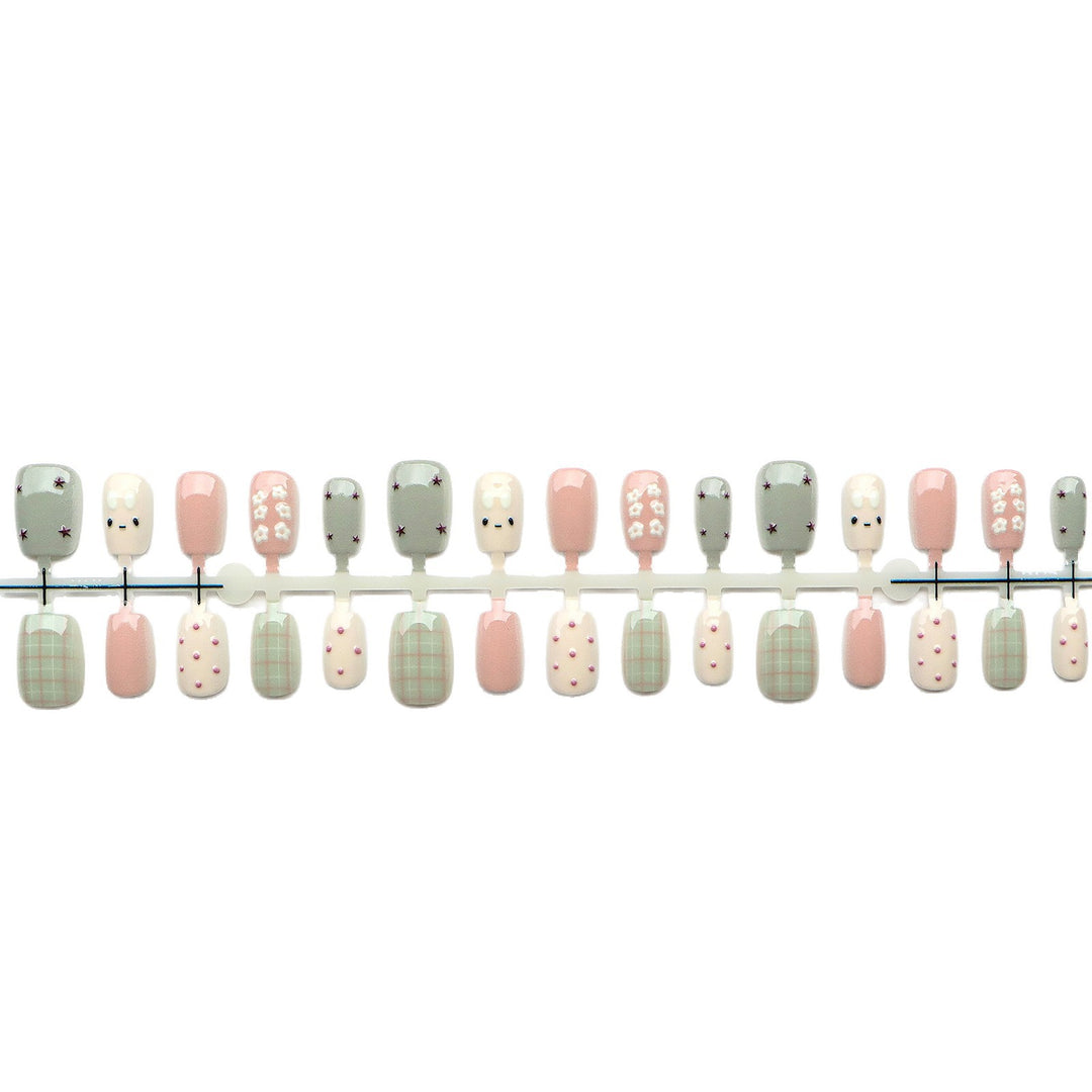 Creative Themed Press-On Nail Art Set Stornfield