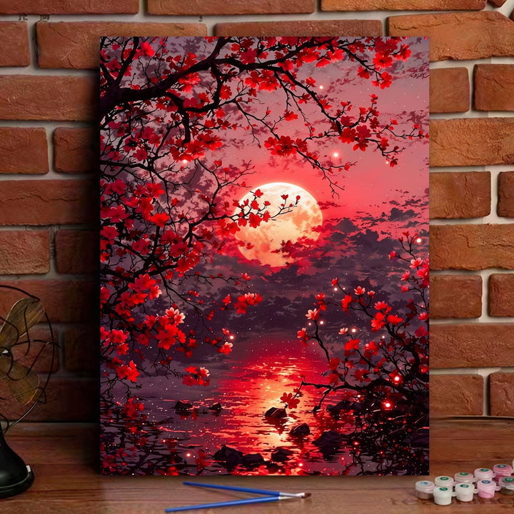 Romantic Blossom Landscape Canvas Art Kit Stornfield