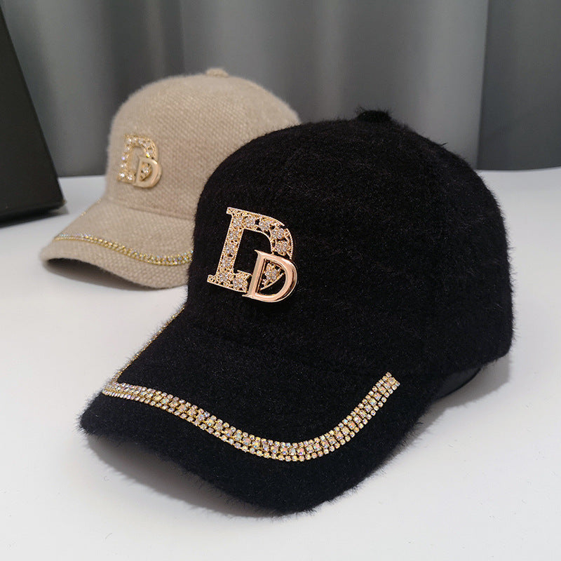 Women's Luxury Embellished Fleece Baseball Cap Stornfield