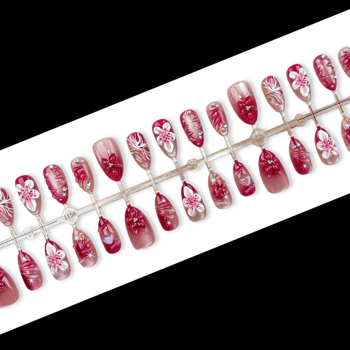 Decorative Floral Nail Art Set