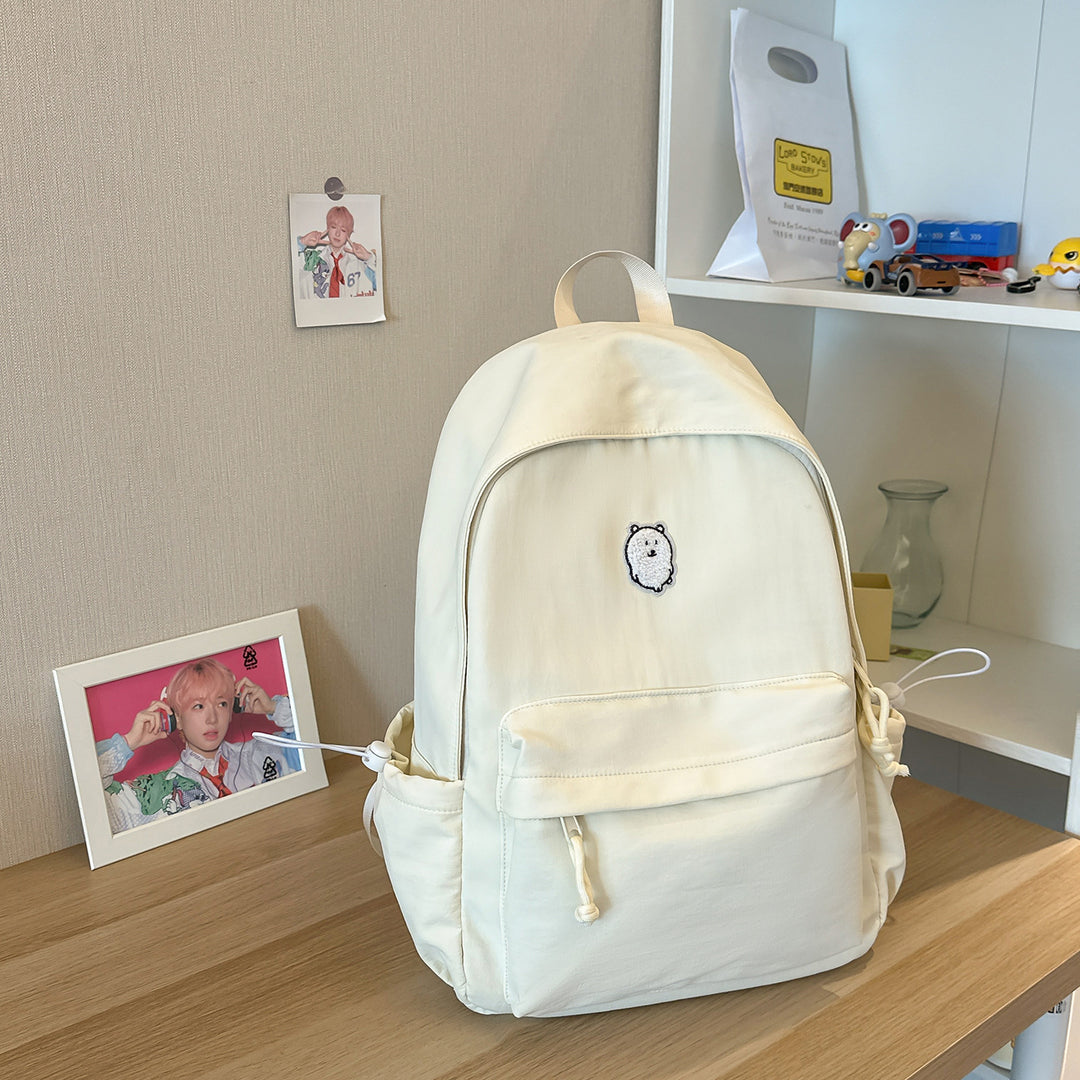 Casual Lightweight Backpack with Cute Character Charm Stornfield