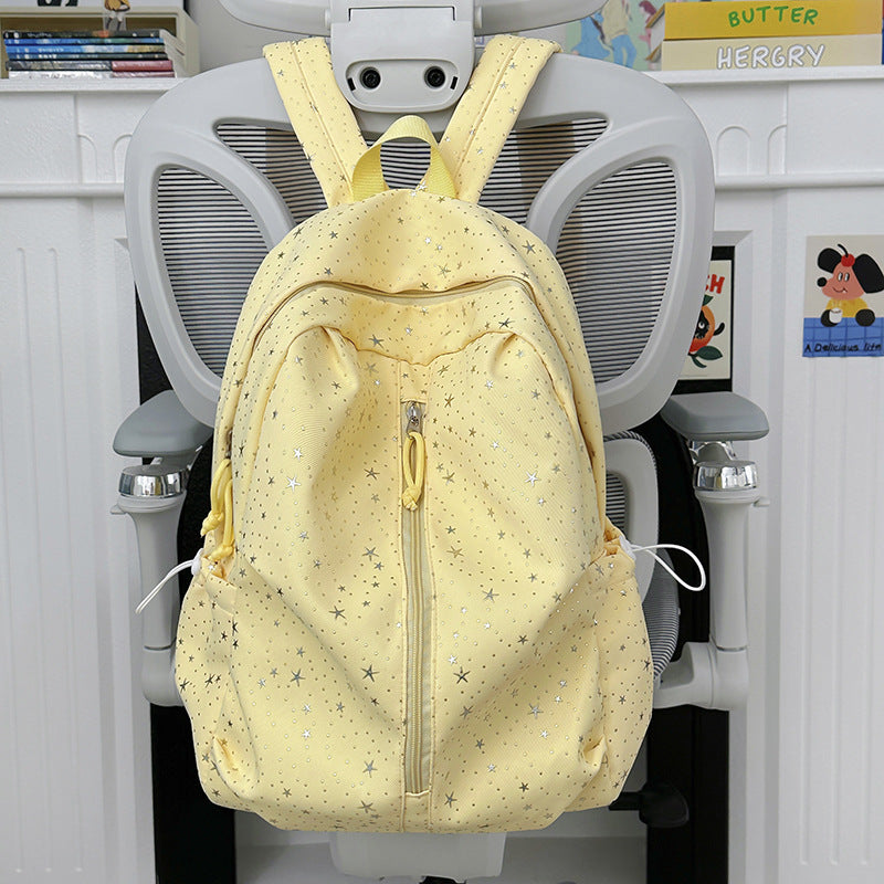 Star-Patterned Lightweight Backpack Stornfield