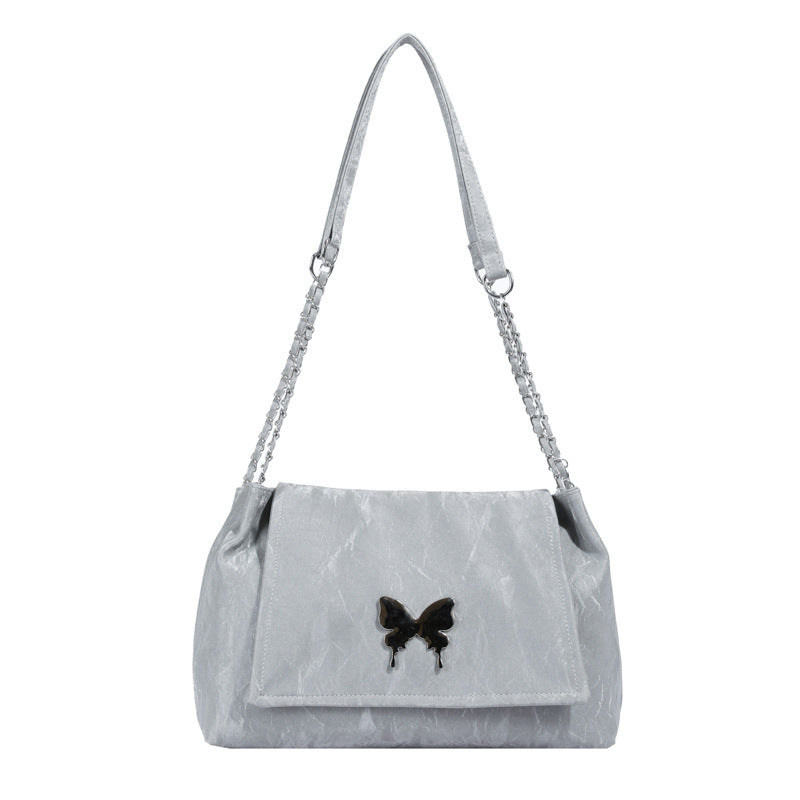 Chic Butterfly Accent Slouchy Handbag Stornfield