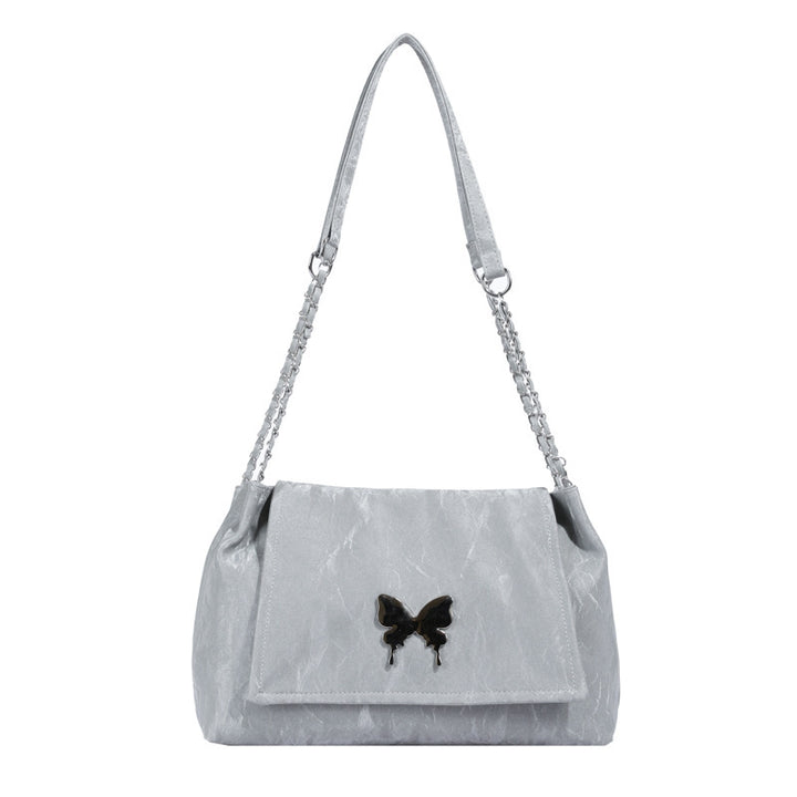 Chic Butterfly Accent Slouchy Handbag Stornfield