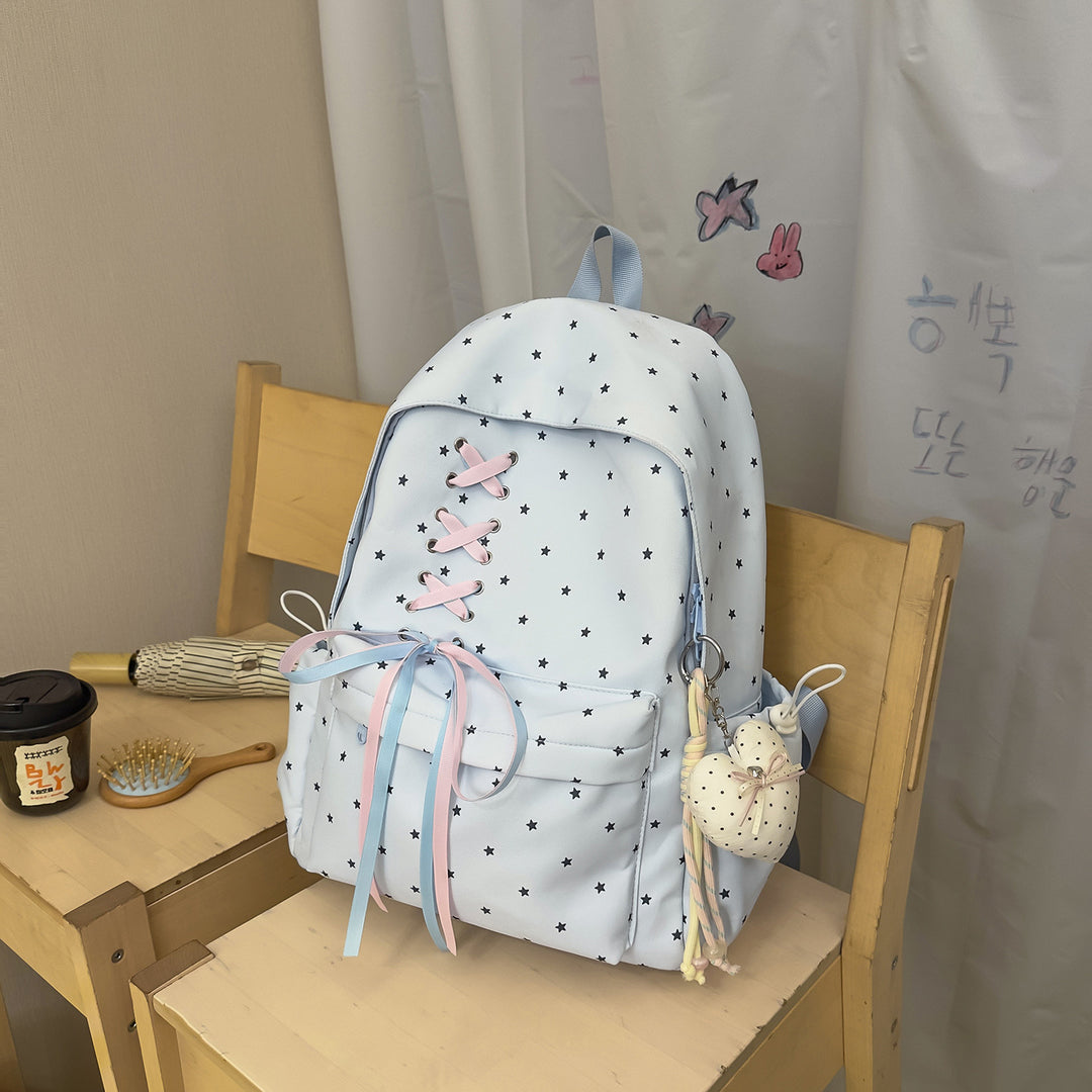 Charming Star-Embellished Backpack Stornfield