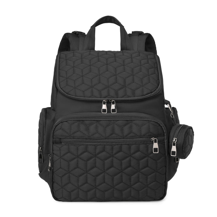 Versatile Quilted Multi-Pocket Backpack Stornfield
