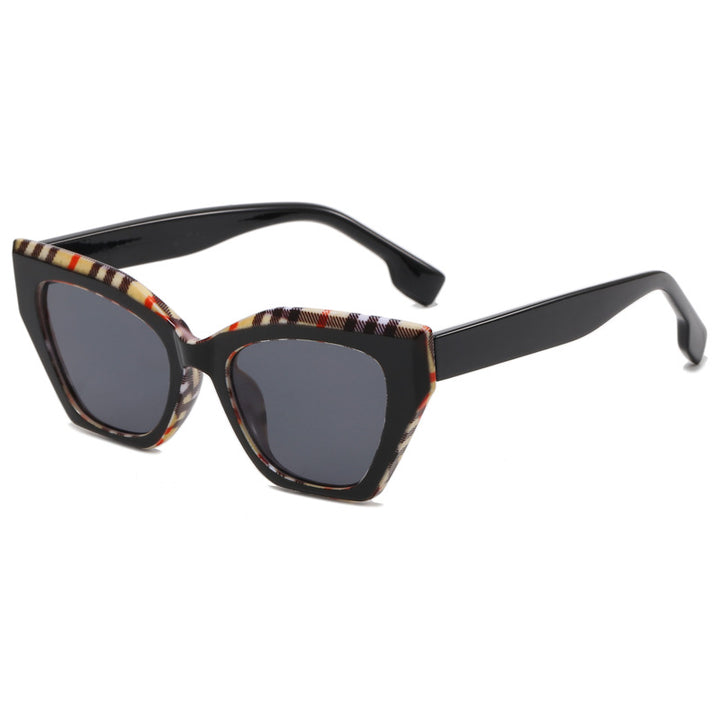 Women’s asymmetrical oversized sunglasses with trendy frame Stornfield