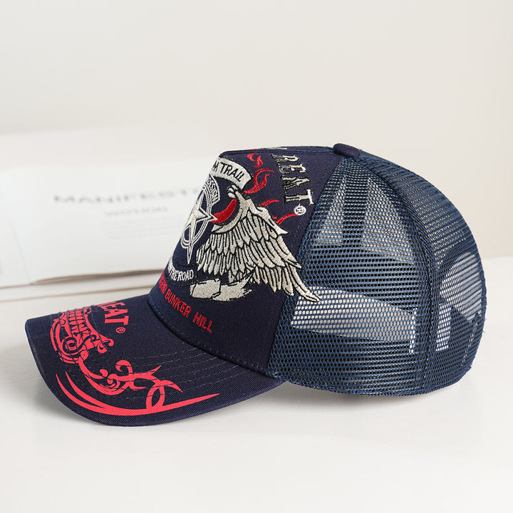 Unisex Trucker Cap with graphic design and breathable mesh Stornfield