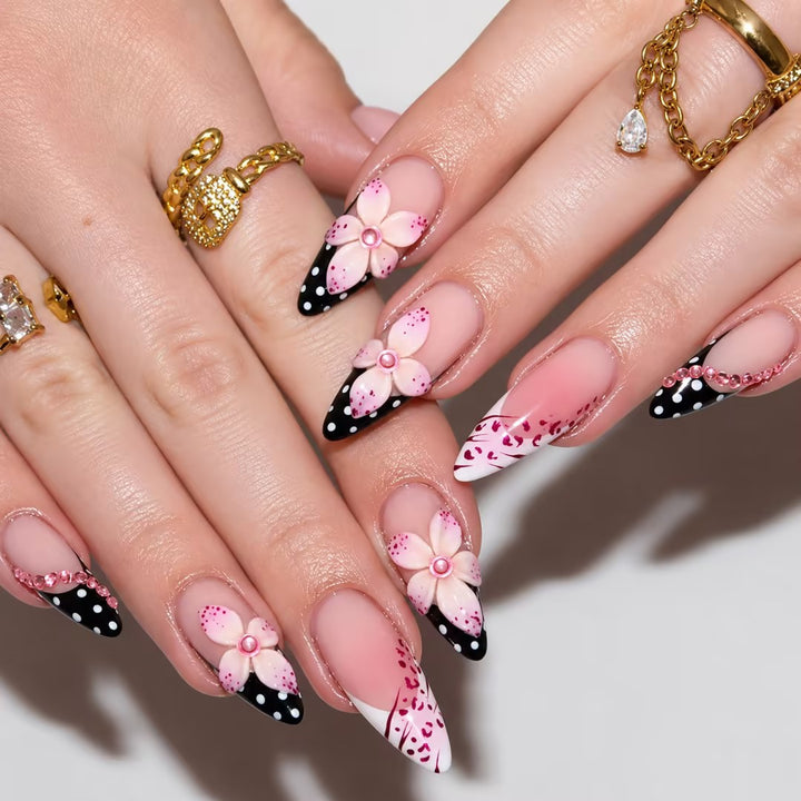 Premium Nail Stickers with Floral Patterns Stornfield