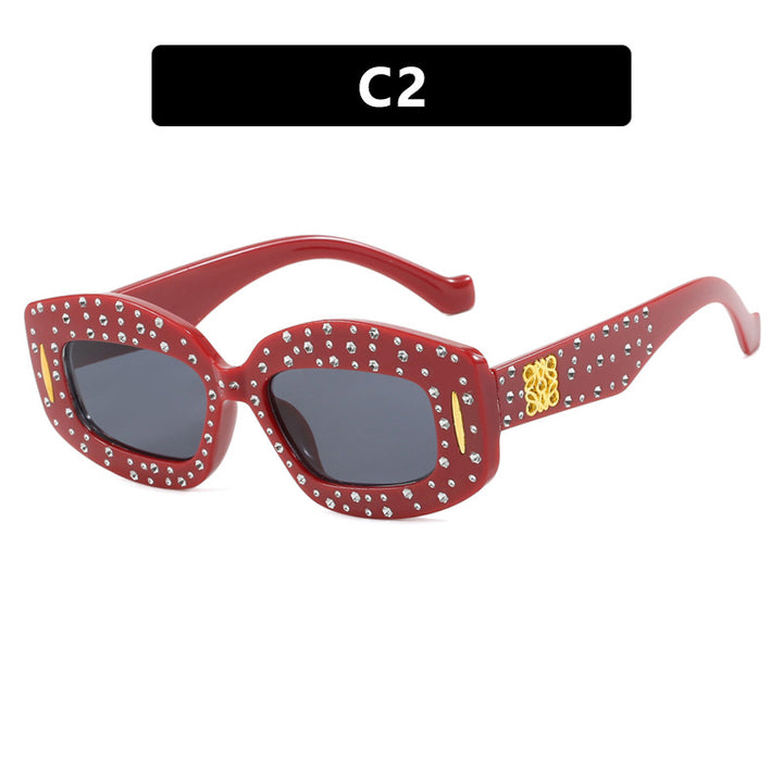 Women's fashionable sunglasses with glamorous rhinestone embellishment Stornfield