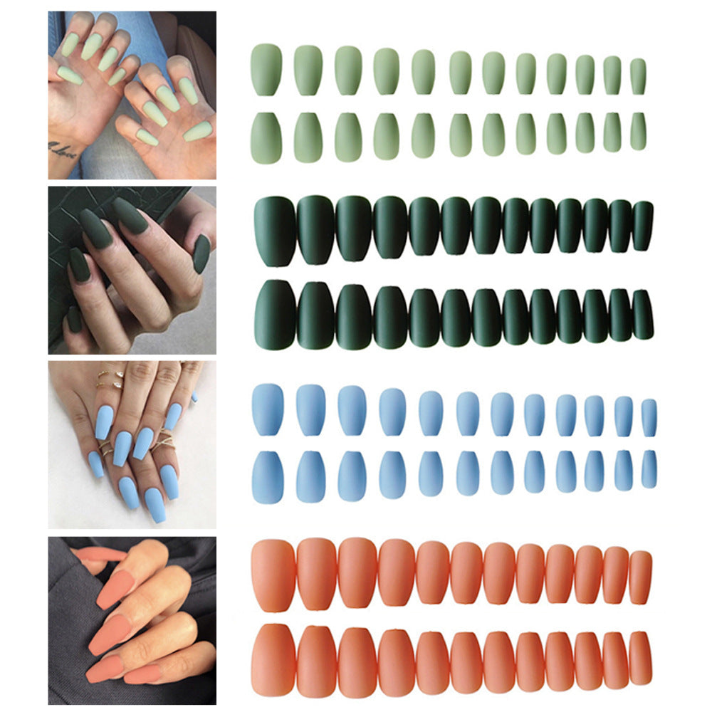 Premium Matte Press-On Nail Collection Stornfield