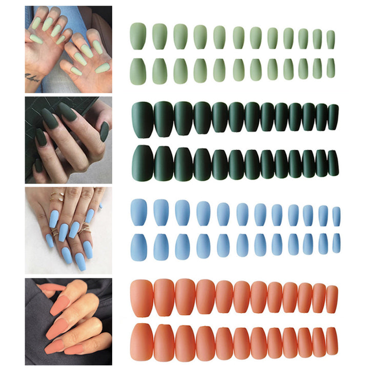Premium Matte Press-On Nail Collection Stornfield