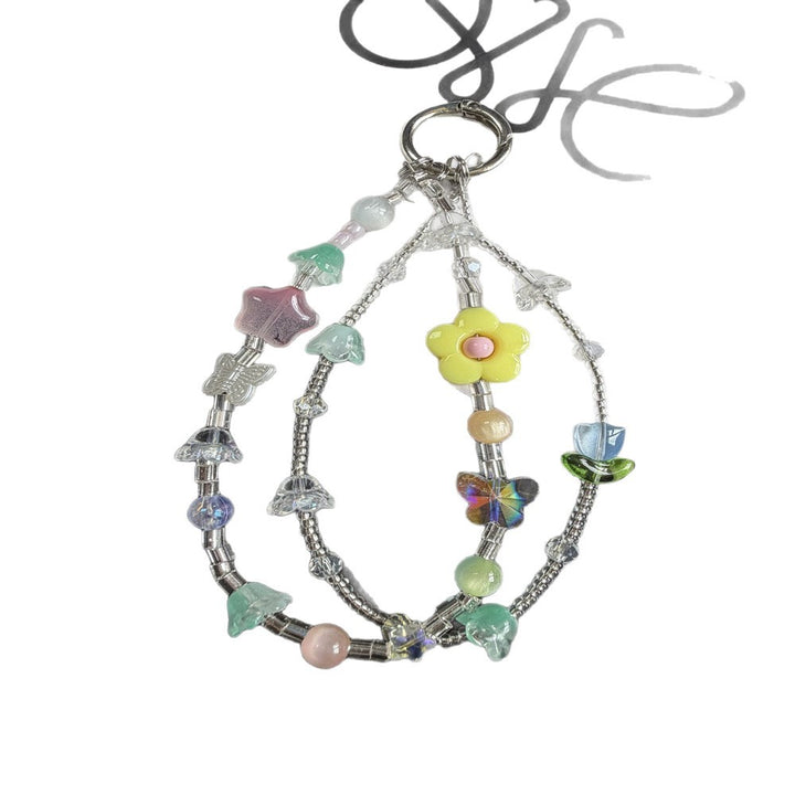 Whimsical Character Beaded Charm Keychain Stornfield