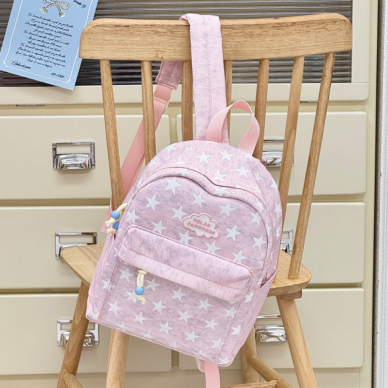 Transparent Window Star-Print Backpack Stornfield