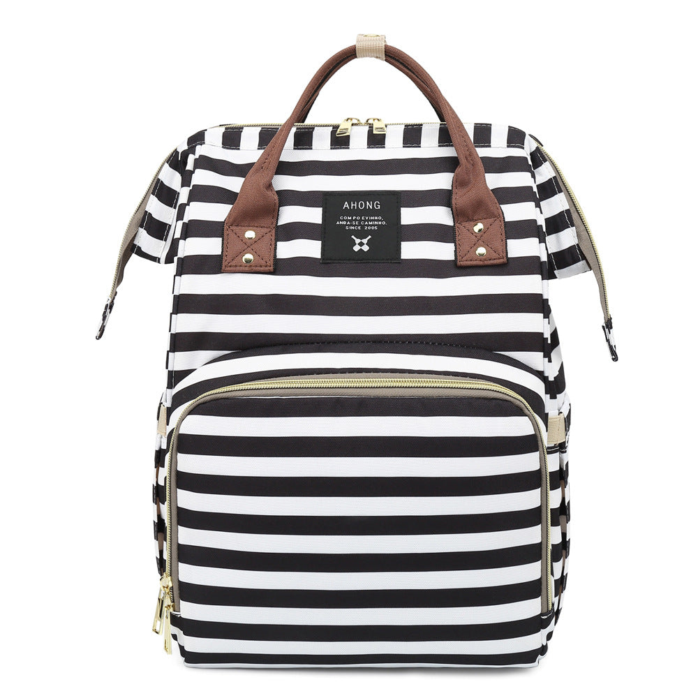 Stylish Striped Backpack Stornfield