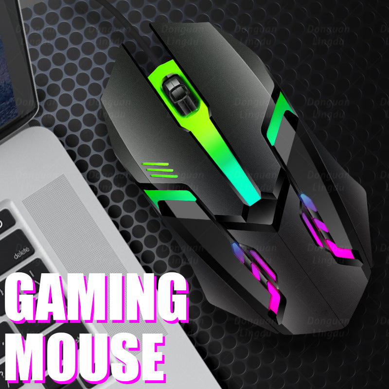 Men's High-Precision Ergonomic Gaming Mouse with RGB Lighting Stornfield