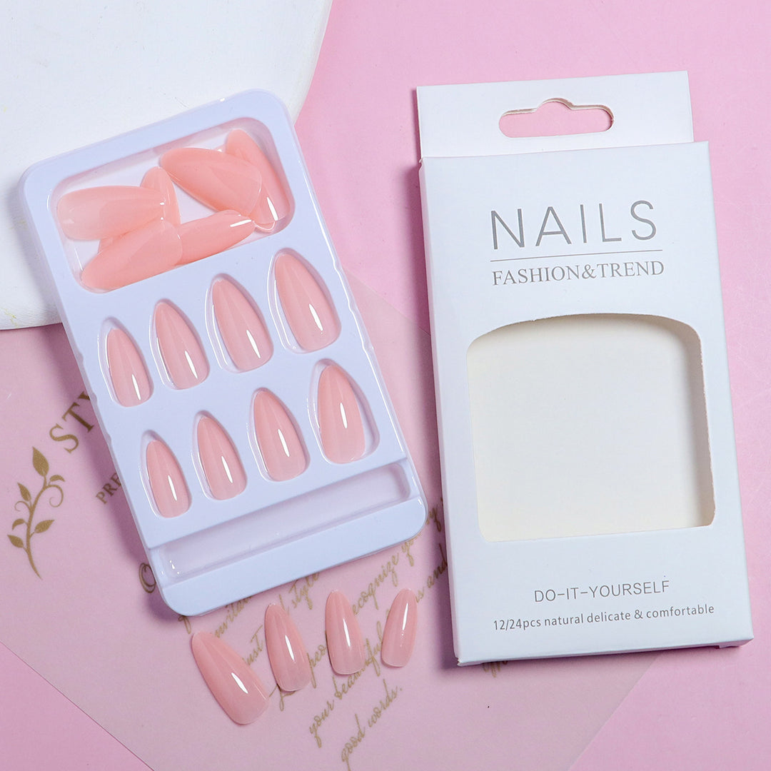 Natural Finish Press-On Nail Set Stornfield