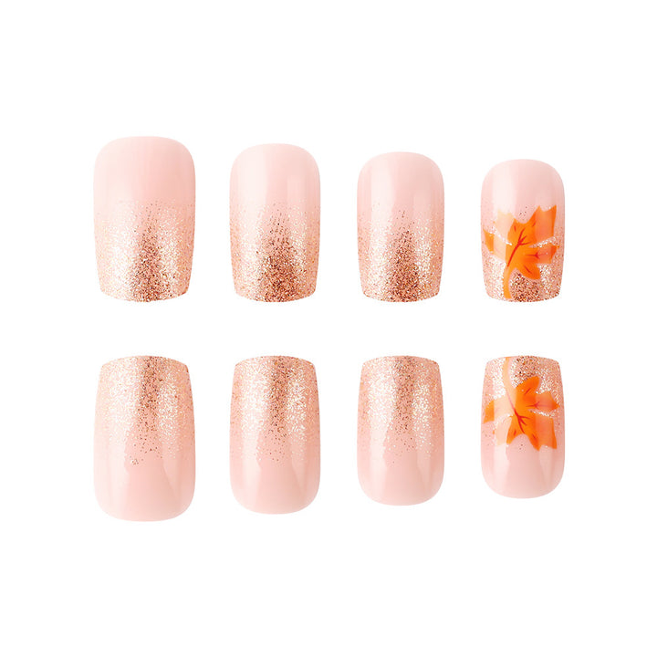 Autumn-Inspired Gel Nail Art Set Stornfield