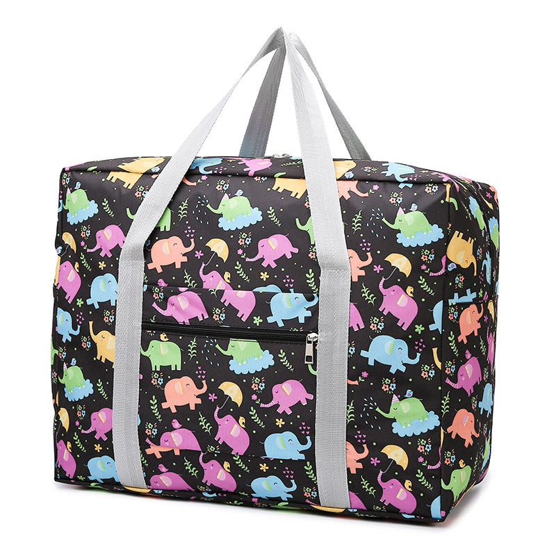 Fun Dinosaur Print Travel Tote
