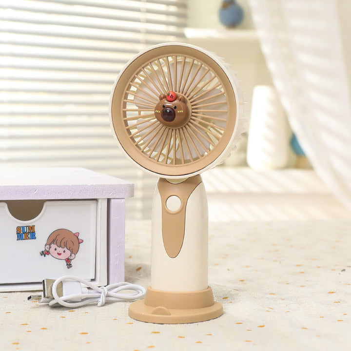 Ladies Portable Hand Fan with Cute Designs Stornfield