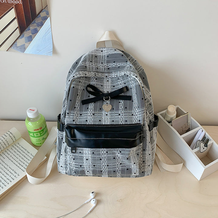 Polka Dot Patterned Mini Backpack Stornfield