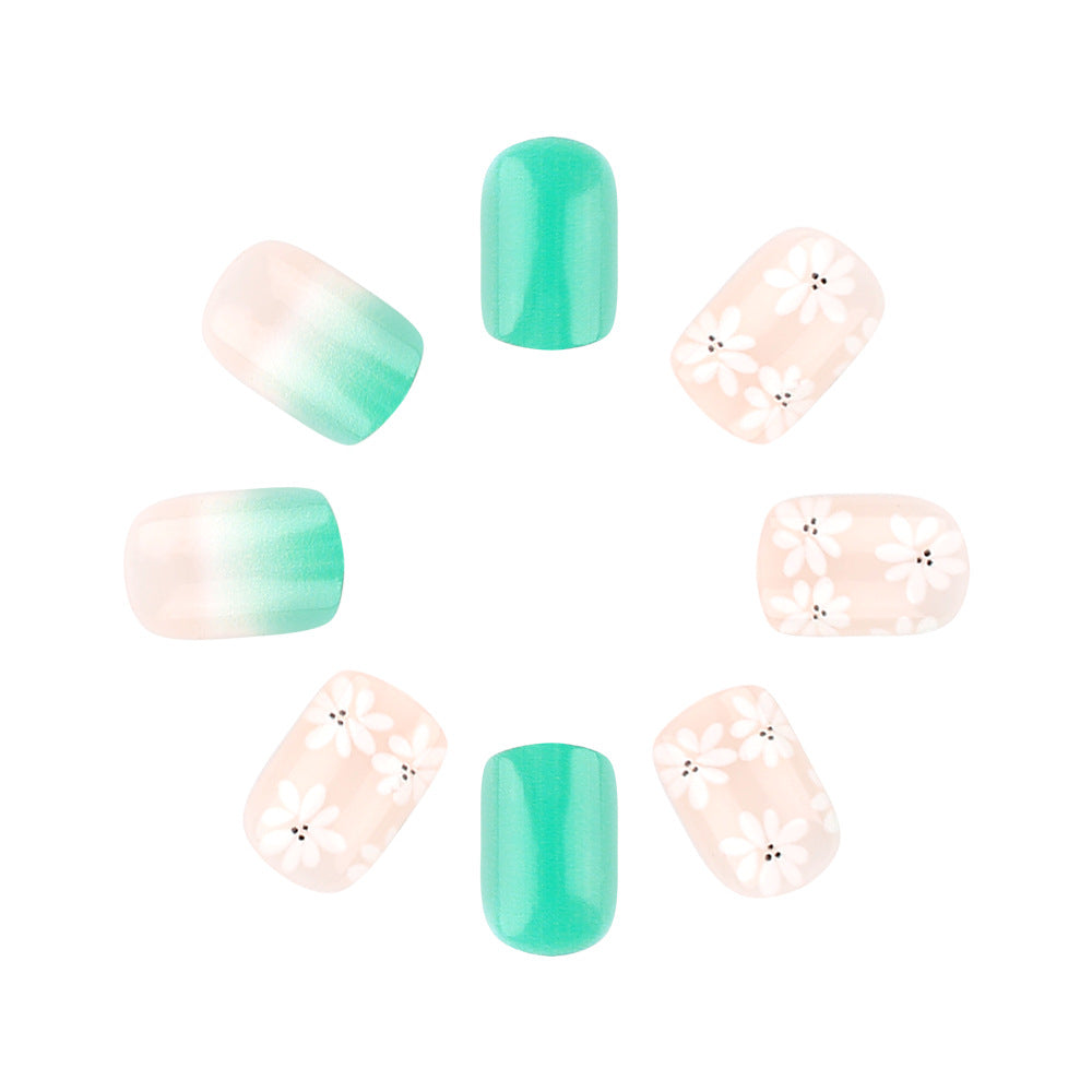 Floral Elegant Press-On Nail Art Set Stornfield