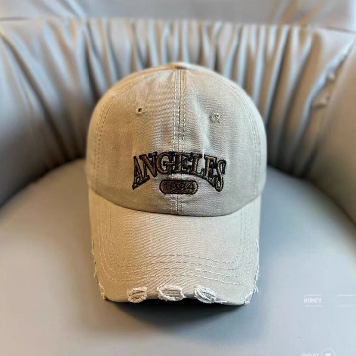 Women's Distressed Vintage-Style Adjustable Baseball Cap Stornfield
