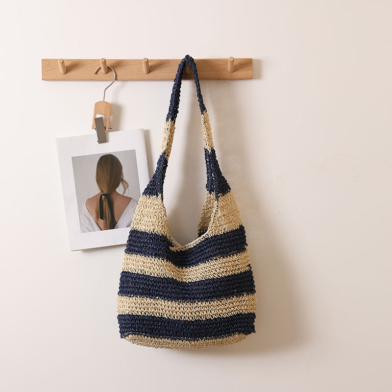 Casual Tote Bag in Striped Design Stornfield