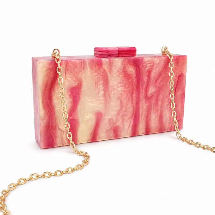 Artistic Acrylic Clutch