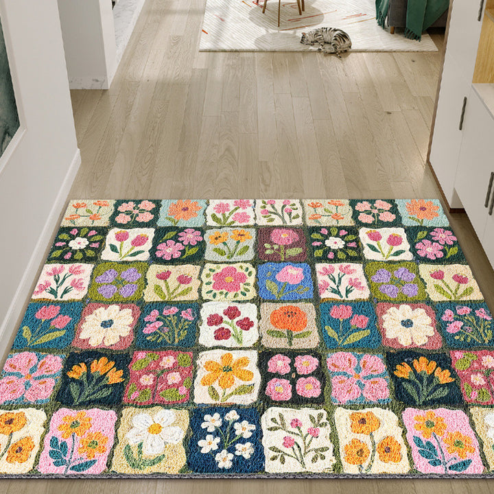 Floral Patchwork Area Rug Stornfield