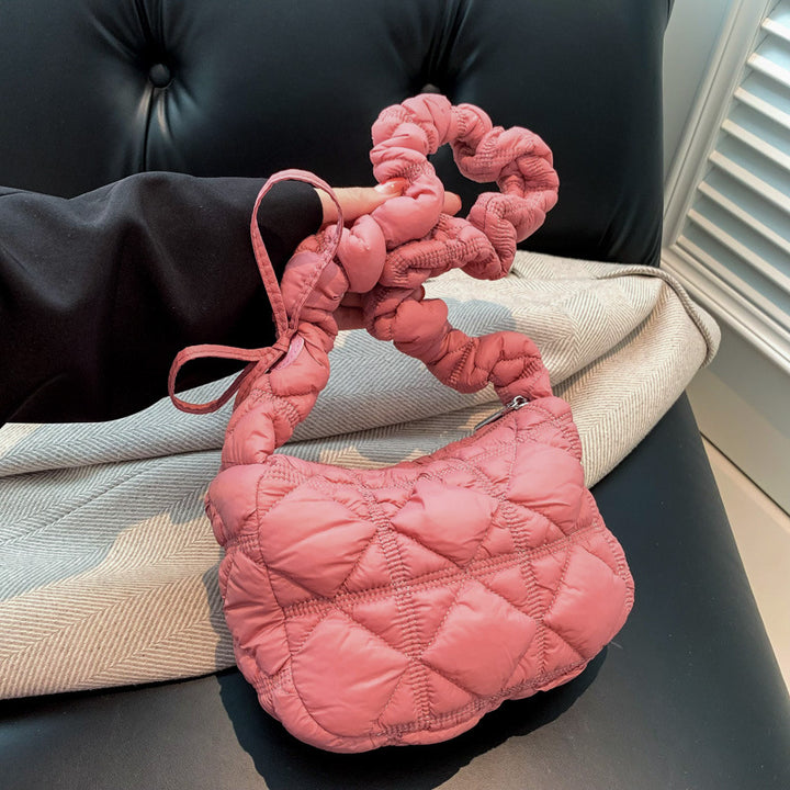 Quilted Slouchy Shoulder Bag