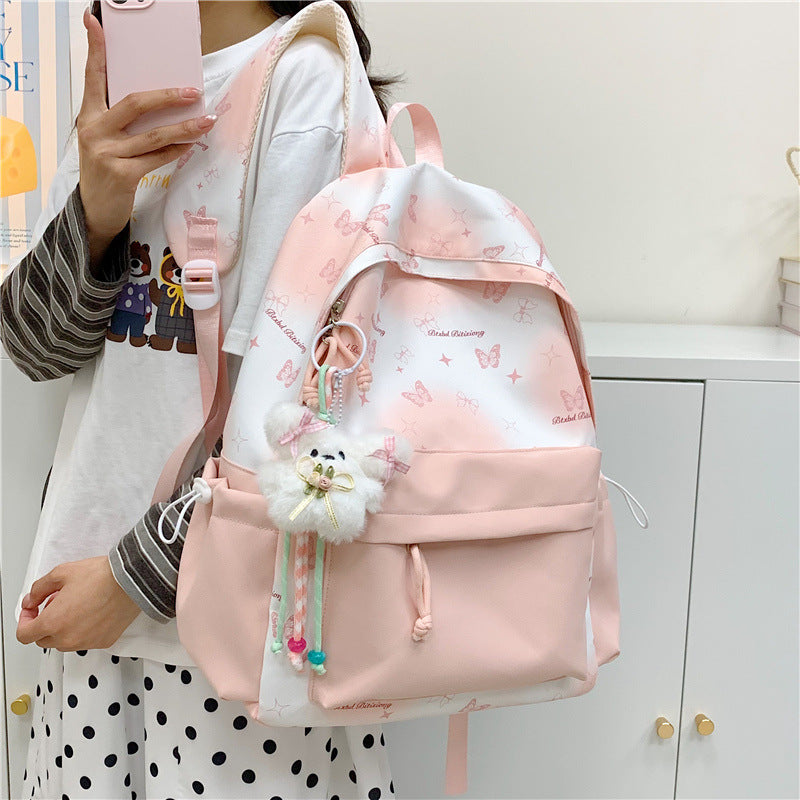 Butterfly Print Backpack Stornfield