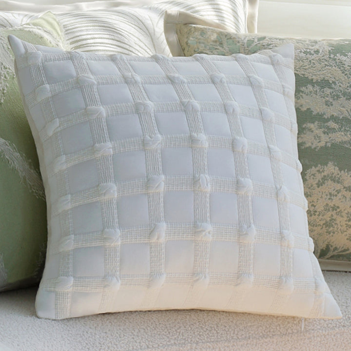 Luxurious pillow with elegant leaf design