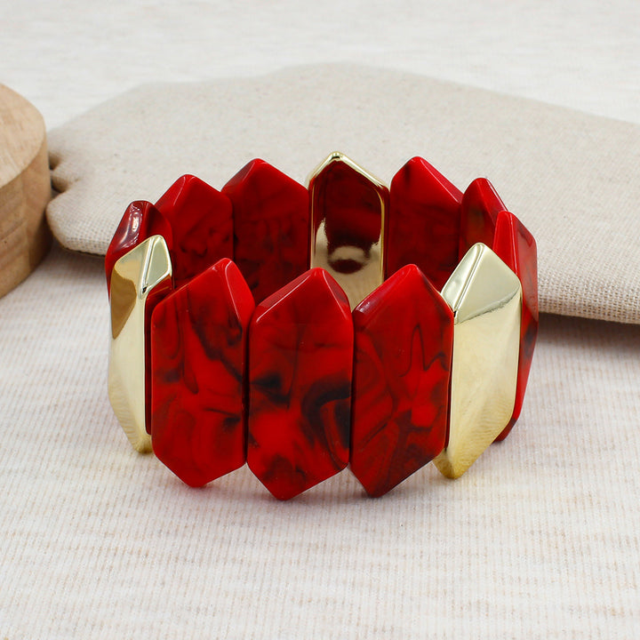 Geometric Resin Bracelet Stornfield