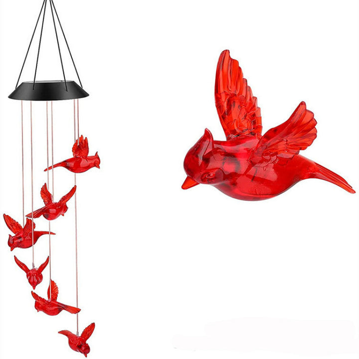 Decorative Flamingo Hanging Mobile Wind Chime Garden Ornament Stornfield