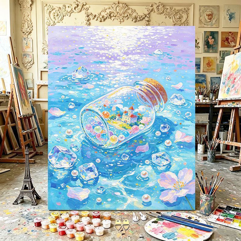 Magical Bottle Canvas Art Print Stornfield