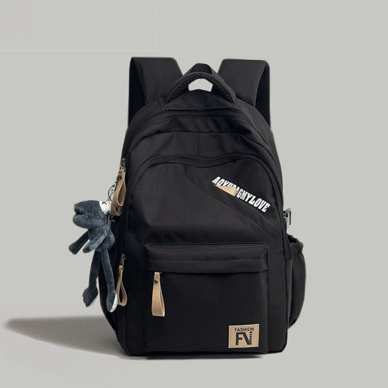 Versatile Urban Backpack with Cute Keychain Stornfield