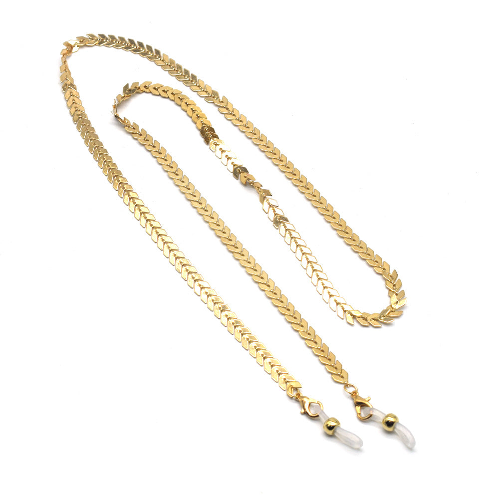 Adjustable Silver Eyewear Chain Stornfield