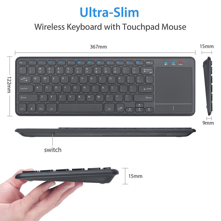 Wireless Touchpad Keyboard Stornfield