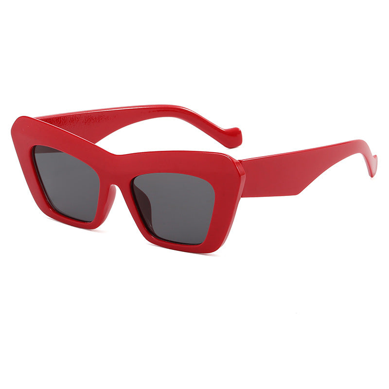 Women's fashionable oversized sunglasses with angular frame Stornfield