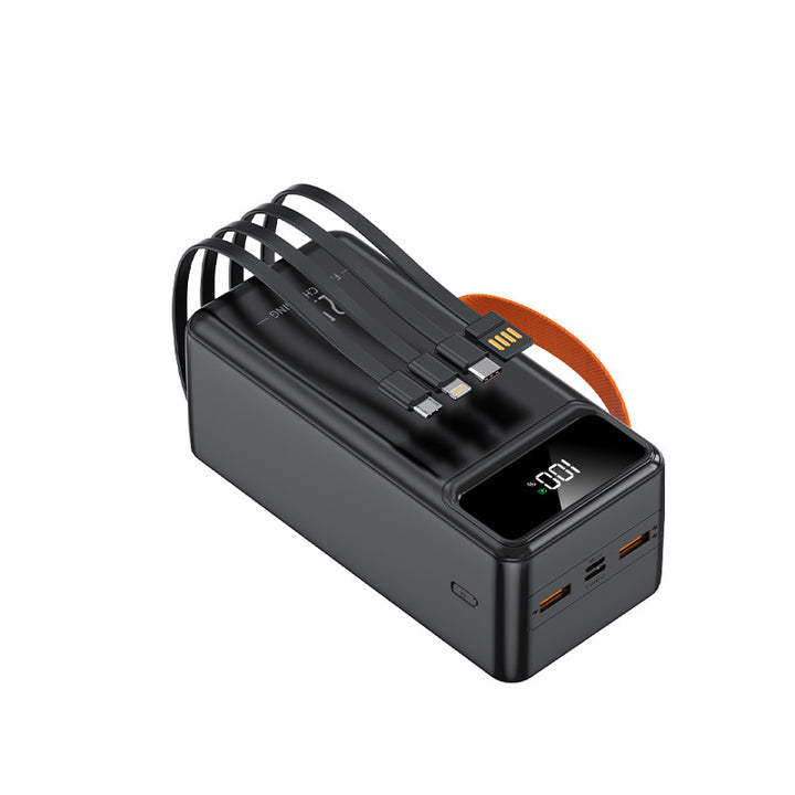 High-performance power bank with integrated cable winding Stornfield