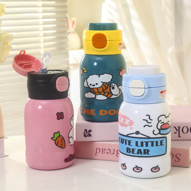 Unisex Waterproof Drinking Bottle with Cute Bear Design Stornfield