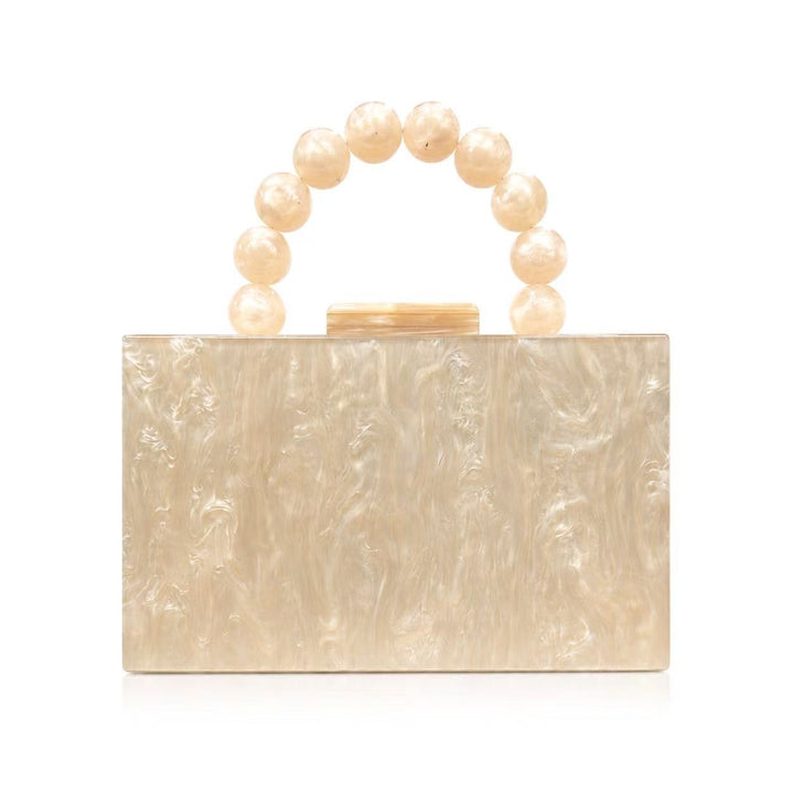 Elegant Acrylic Structured Handbag