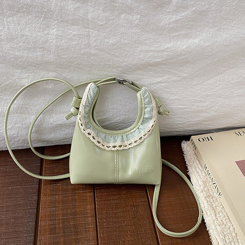 Ruffled Mini Handbag