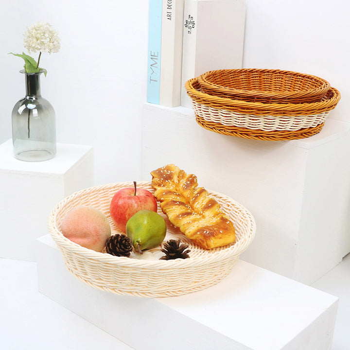 Decorative fruit basket made of handcrafted material Stornfield