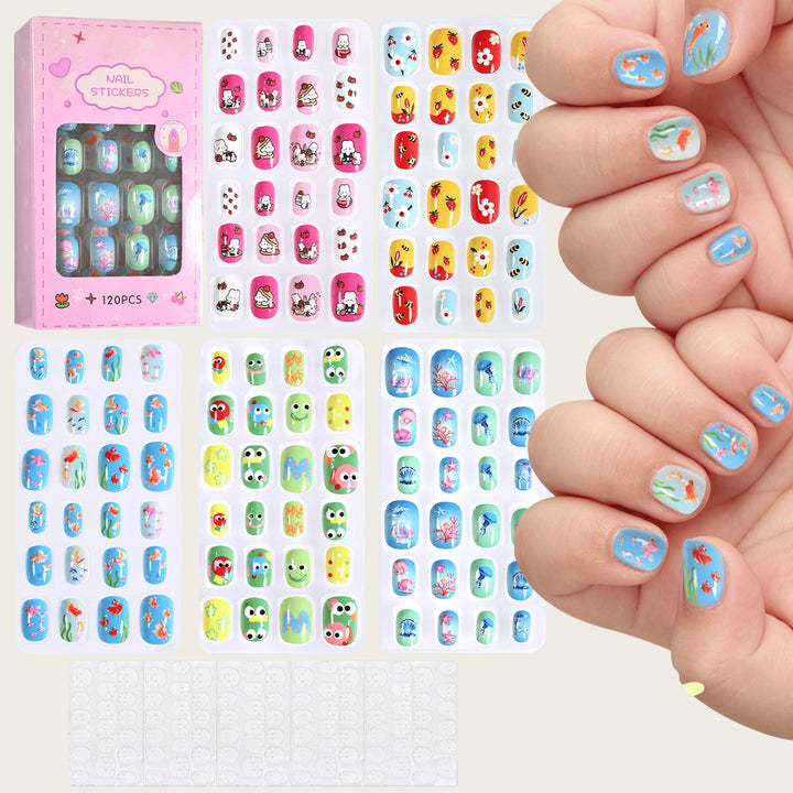 Decorative Cartoon-Themed Nail Sticker Collection Stornfield