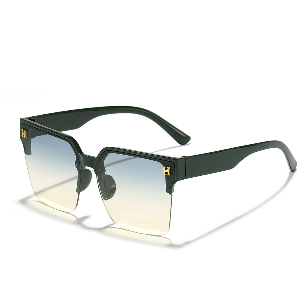 Women's modern square sunglasses with transparent frame Stornfield
