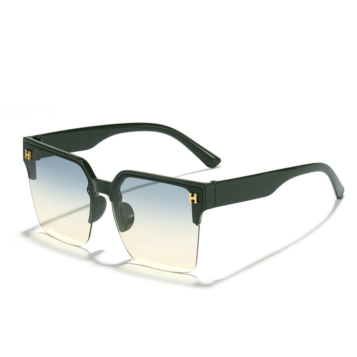 Women's modern square sunglasses with transparent frame Stornfield